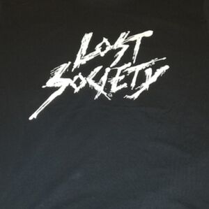 💀LOST SOCIETY - LOGO SHIRT - MENS SIZE XXL